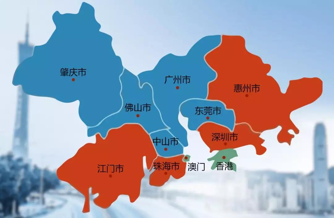 粤港澳大湾区三大城市群_粤港澳大湾城市群